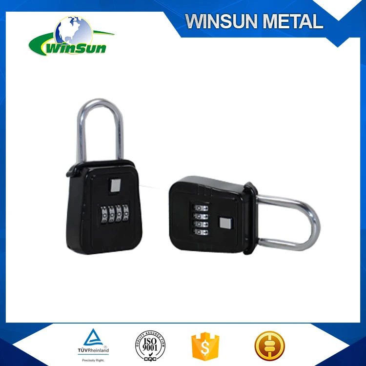 Ключ заблокирован деревянный ящик цифровой настенный сейф