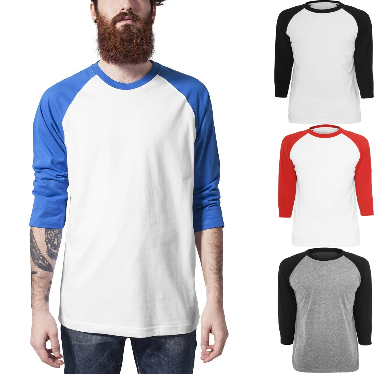 Clothing Style N Short Sleeve Full Button Baseball Top$ N 2-Button Color Blocked Baseball Henley$ N Camo 2-Button Henley$
