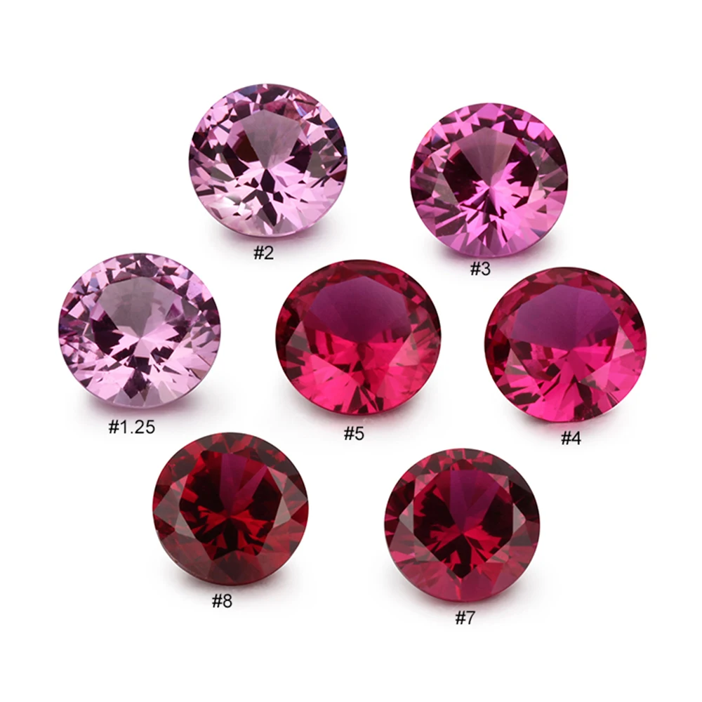 light stone wholesale/price of synthetic ruby From
