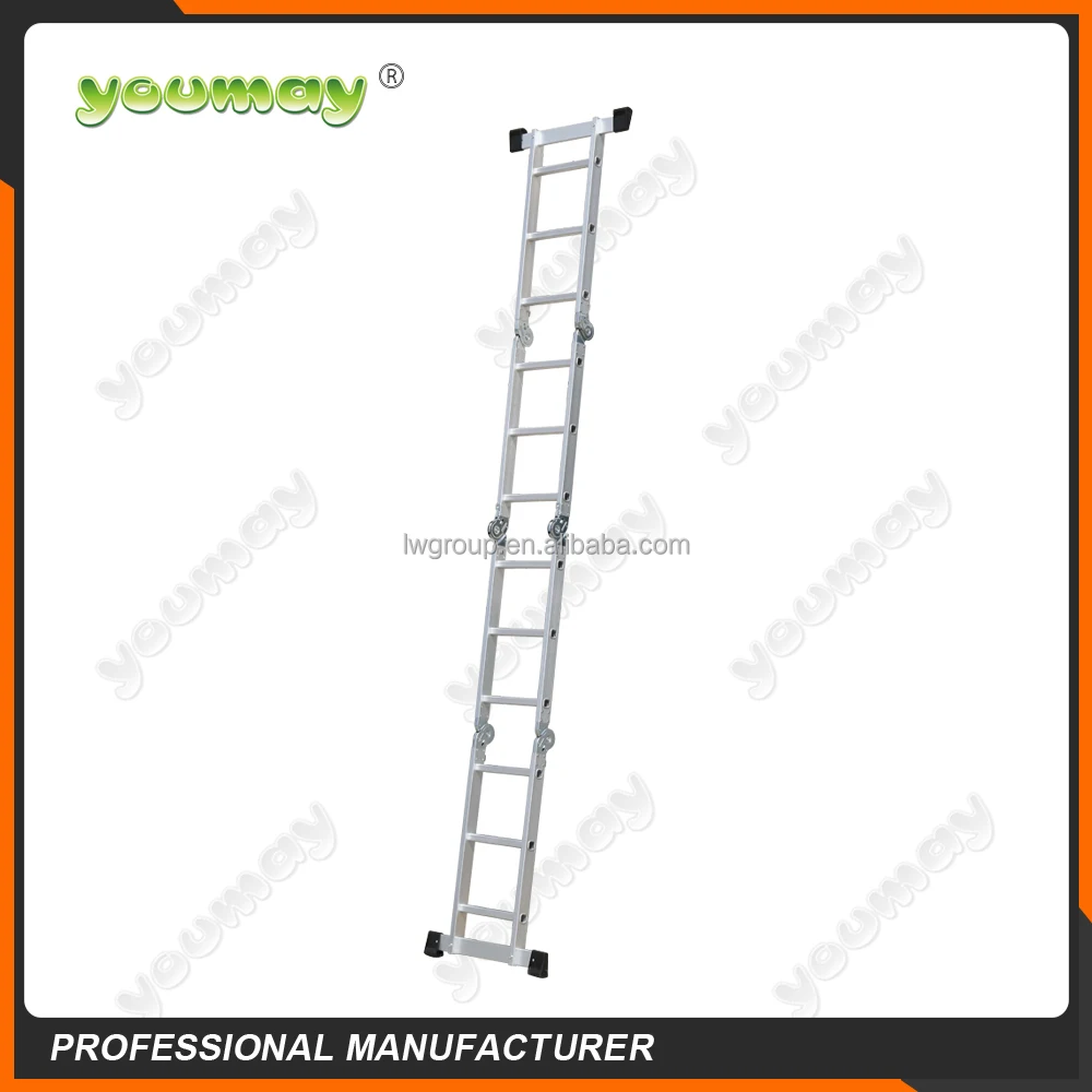 EN131 Approved OEM Factory Ladder Multipurpose Foldable Aluminum Ladder