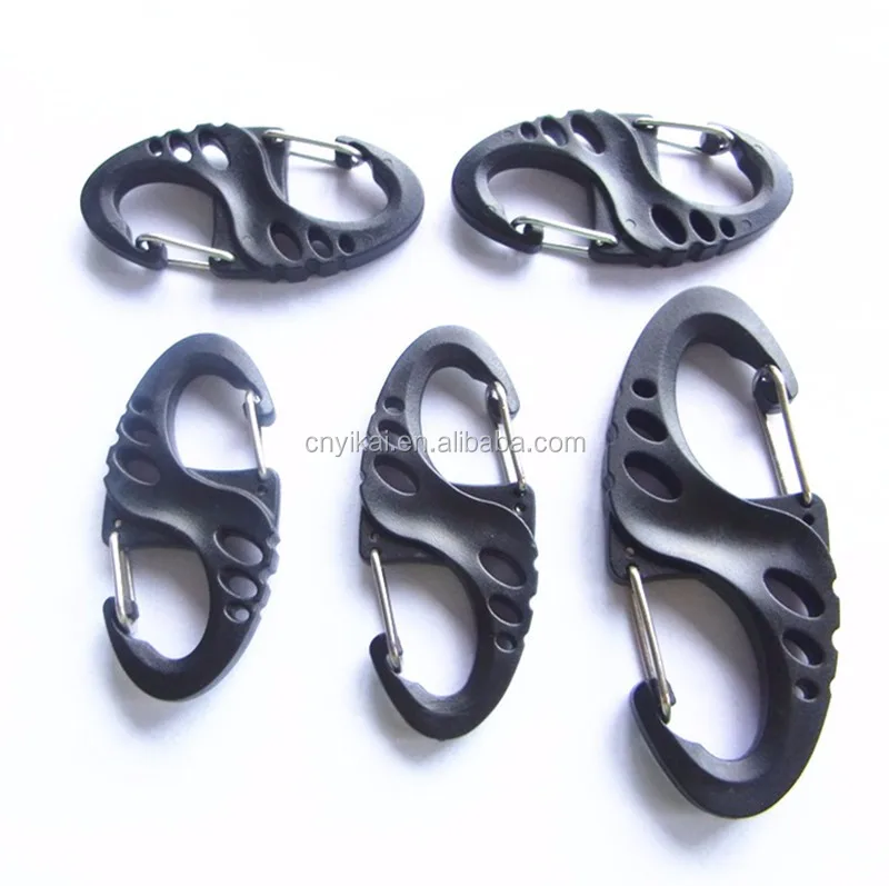 Pom素材プラスチックカラビナフックキーホルダー スナップフック ダブルスプリングクリップ Buy カラビナフックキーチェーン バネクリップ スナップフック Product On Alibaba Com