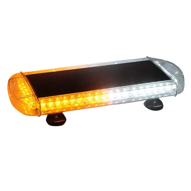 
HTAUTO 12 в 30 в 144 Вт 48 светодиодов 72,3 см 21,7 дюйма Янтарный Мигающий Магнитный сигнальный фонарь на крышу автомобиля 