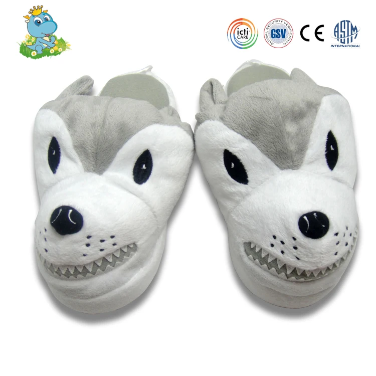 wolf slippers