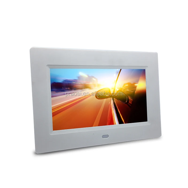 Video Loop Lcd Screen 1080p Digital Photo Frame 7 Inches