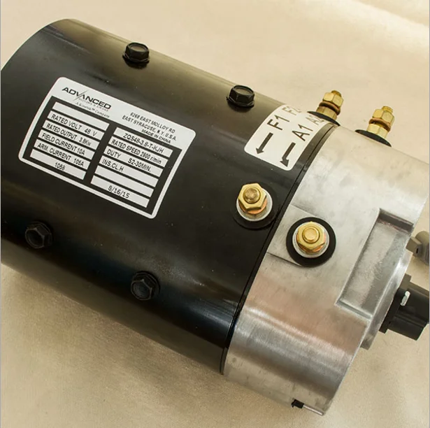 AMD ZQS48-3.8-T Golf Cart Forklift DC Sepex Motor with Speed Sensor