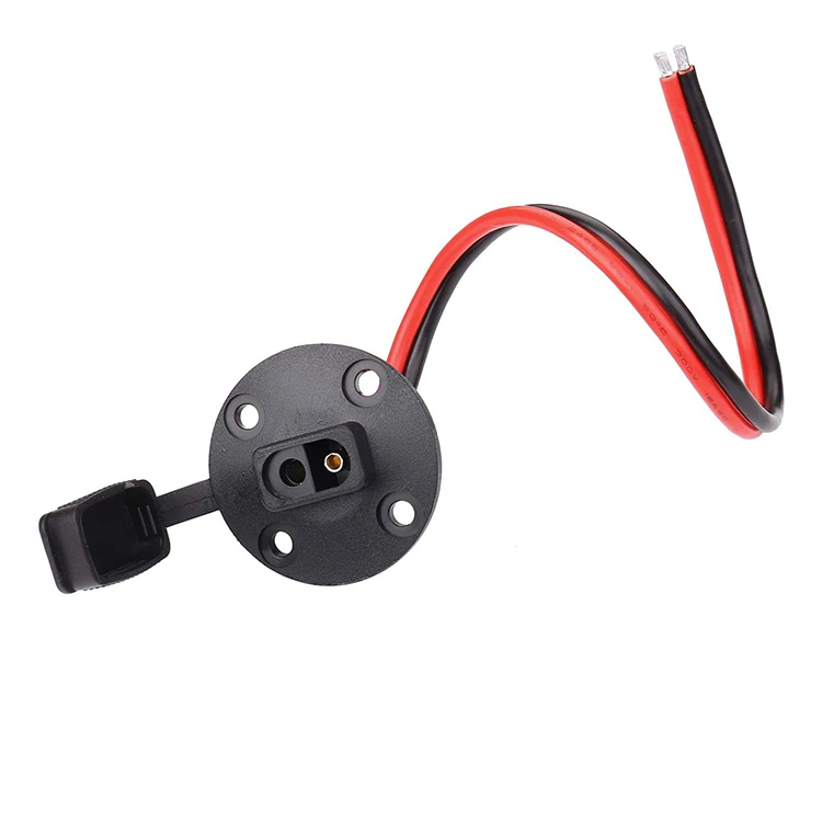 SAE 2 Pin Panel Mount Socket Flanged Sidewall Port RV Roof Connector