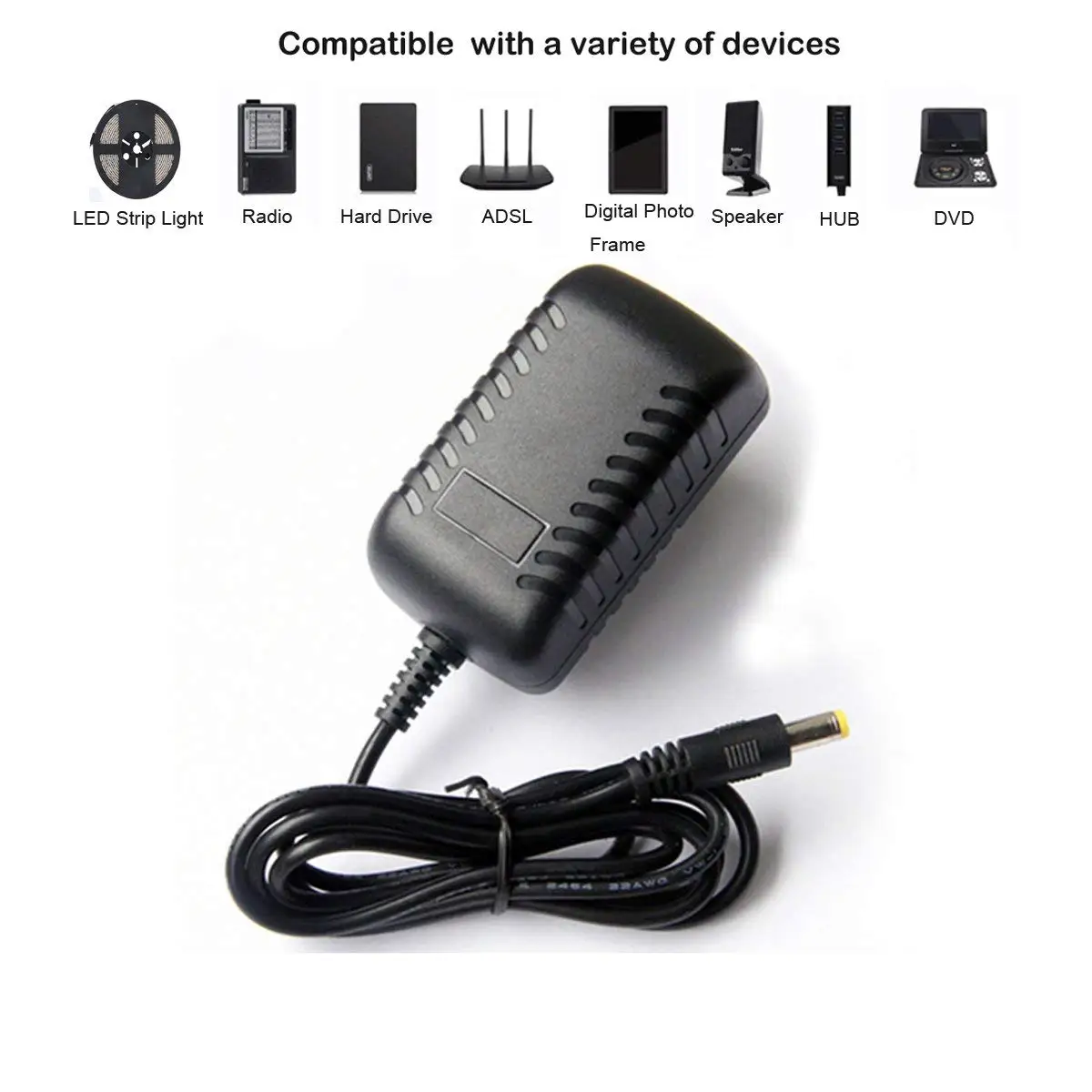 AC/DC power adapter CE PSU UK plug in power adapter 12v 1.5a 2a 1a 7