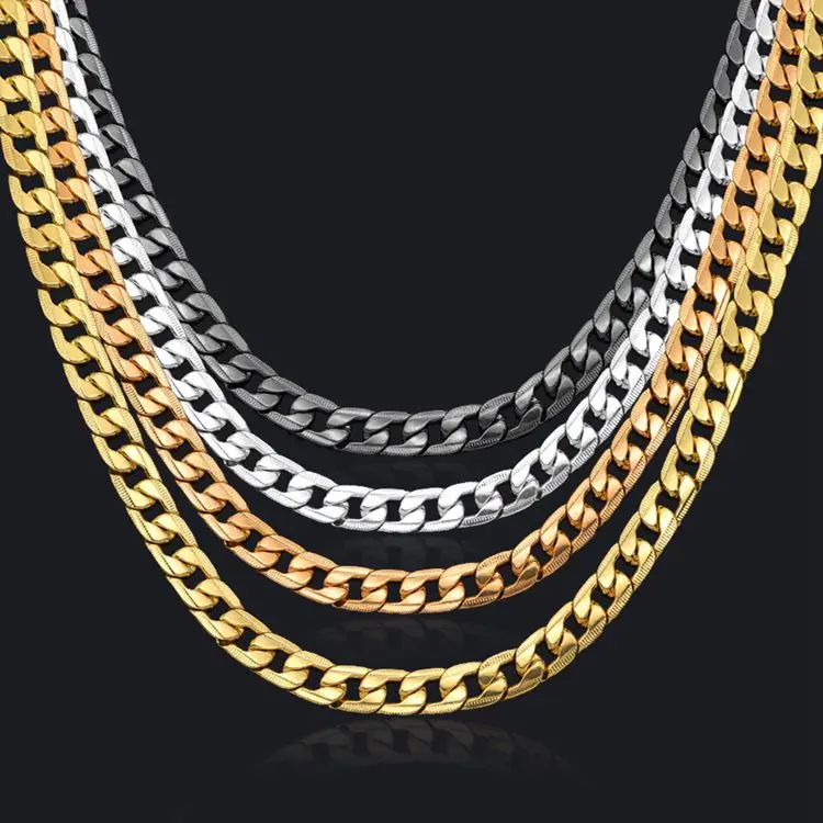 Source JB-19 Jewelry 18kgp Necklace Price Mens Chain Necklace