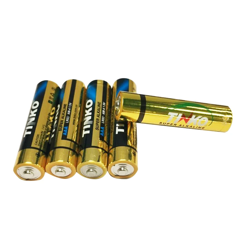 TINKO Directly Best Selling Factory  LR03 Size AAA 1.5V Alkaline Battery
