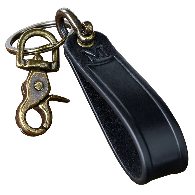 Manufacturer Hot Sell Custom Logo and Color Vintage Leather Key