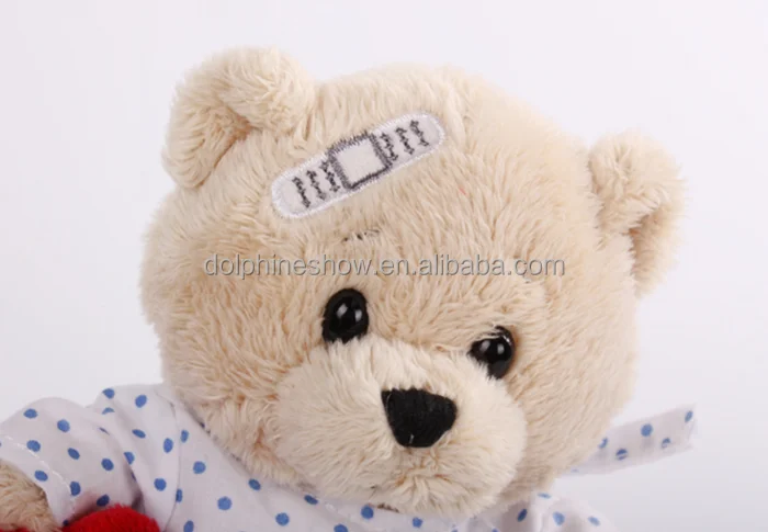 get well soon hospital patient gifts teddy bear custom cute cartoon