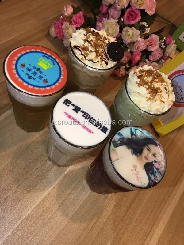Art Coffee Drinks Printer Food Printer Chocolate Printer With Customs Own Logos/Pictures with 4 Colors 100ml Edible Ink