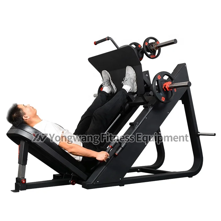 Оборудование для тренажерного зала precor, пресс для ног на 45 градусов