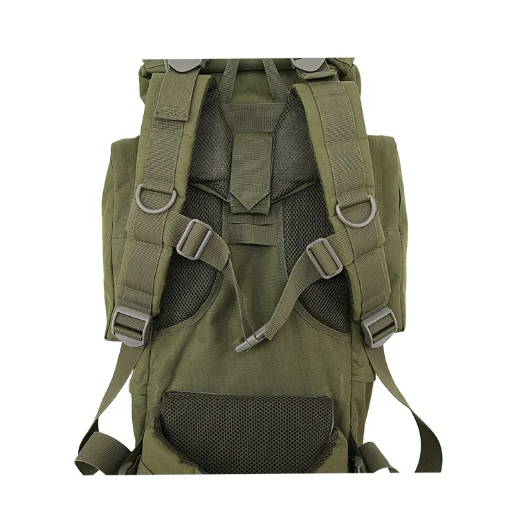 KMS Custom Professional Mountaineering Large Capacity Load Bearing Compartment Hiking Camping Tactical Backpack