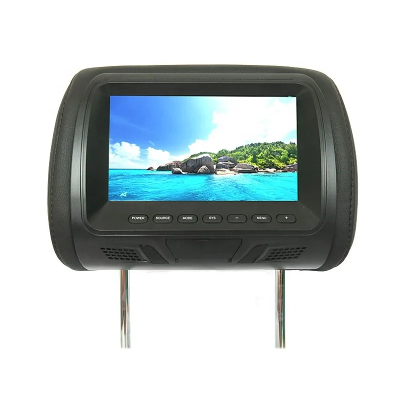 7 Inch Car Headrest Monitor With Touch Screen