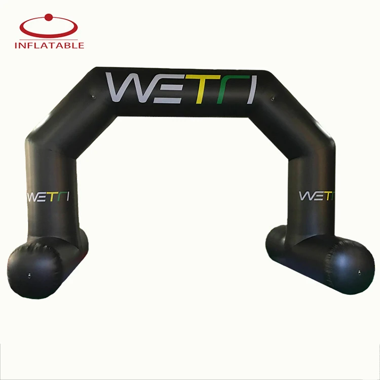 Outdoor Sport Advertising Inflatable Race Arch Inflatable Start Finish Line Entrance Archway
