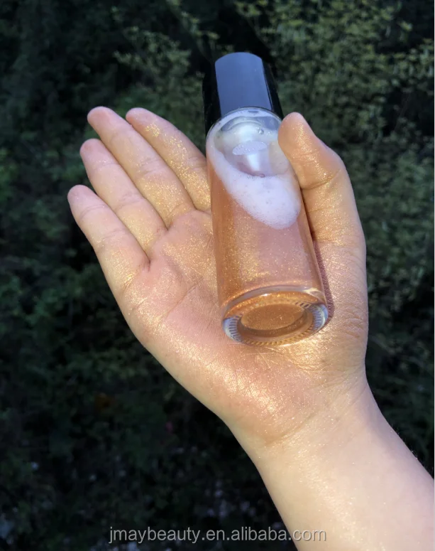 
Блестящий Золотой мерцающий спрей жидкий Хайлайтер для макияжа спрей для тела мерцающий спрей для ежедневного макияжа 