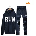 Cotton Polyester Running jogging suits hoodies sweatshirt tracksuit sport jogging suits for men M 4XL Running