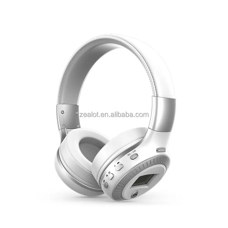 Zealot SD Player Wireless Music Bluetooth Headphones With Microphone Memory Card and FM Radio