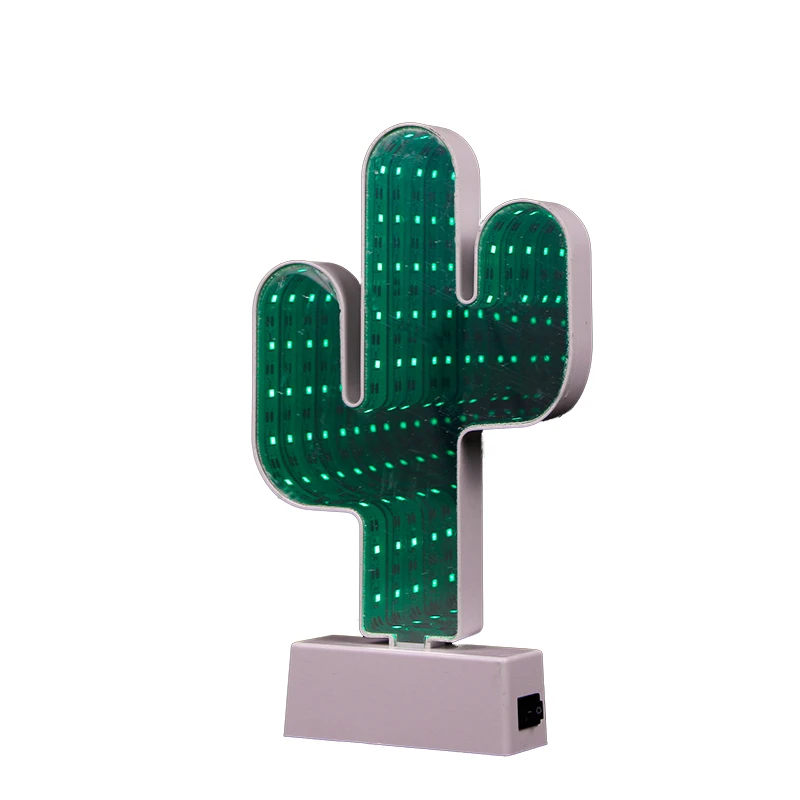 de jouwe Toegeven Berucht 22cm Battery Power Cactus Shaped Decorative Led Infinity 3d Mirror Tunnel  Lamp - Buy Tunnel Lamp,3d Light Mirror,Led Light Battery Product on  Alibaba.com