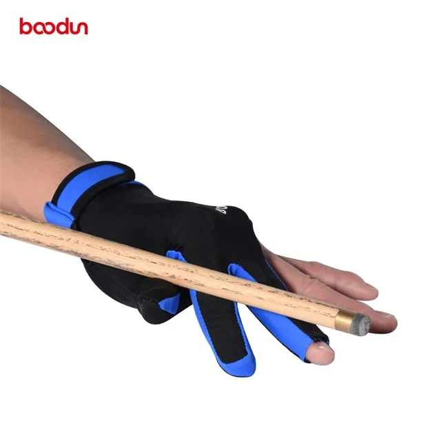 2019 г. перчатки для бильярда с логотипом на заказ из спандекса тремя