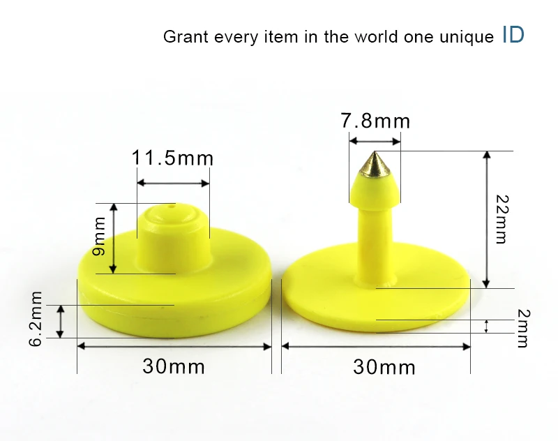 Custom Livestock Tracker Ear Tag Rfid Electronic Animal Ear Tag Buy Ear Tag,Animal Ear Tag