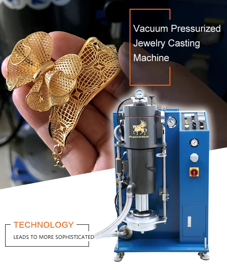 Superbmelt Gold Silver Vacuum Induction Melting And Casting Machine For Jewelry Castings Buy