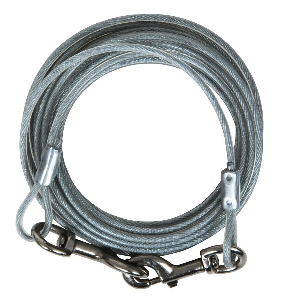 wire dog lead
