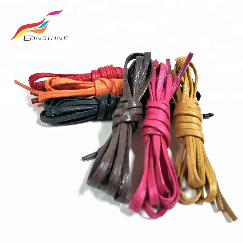 Wholesale Waxed Dress Shoe Laces Round 2mm for Boots