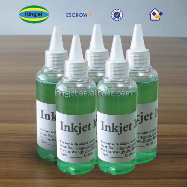 inkjet printhead cleaning solution