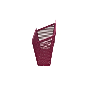 Office Stationery Organizer red Metal Wire Mesh wall mount hanging magnet pen pencil holder magnetic for office