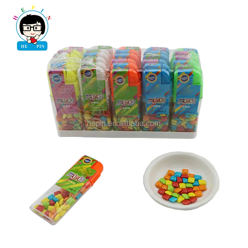 Lighter Toy with Chewing Gum Candy Filled Toys Candy Funny Toy Candy