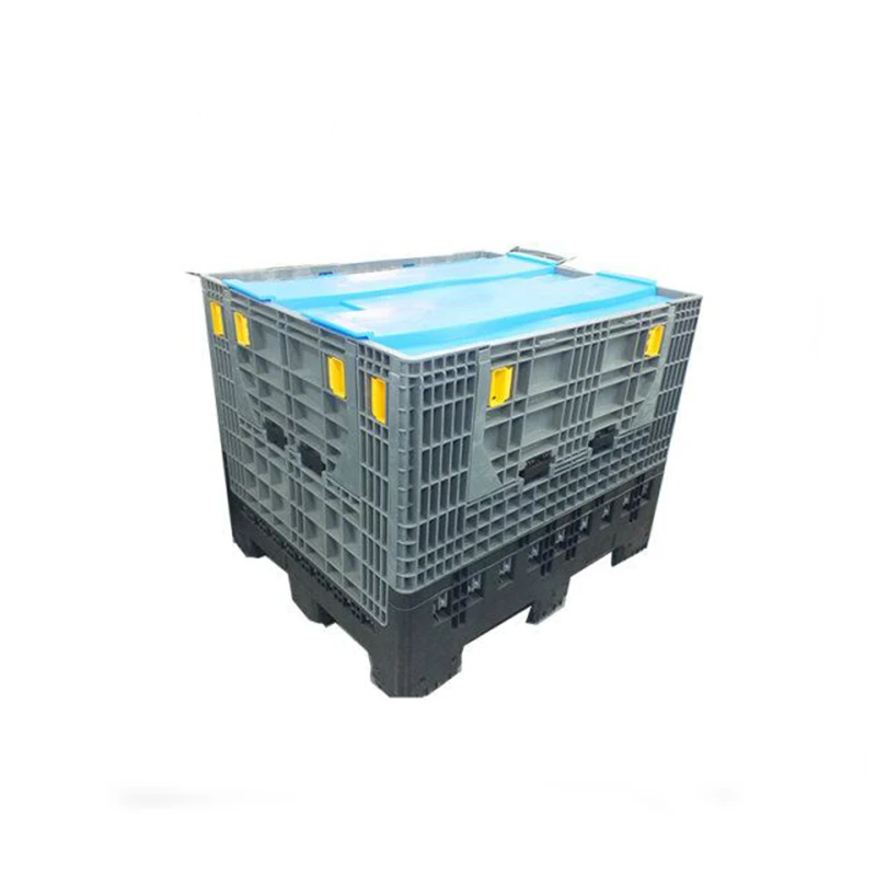 Plastic Solid Pallet Box Heavy Duty Industrial