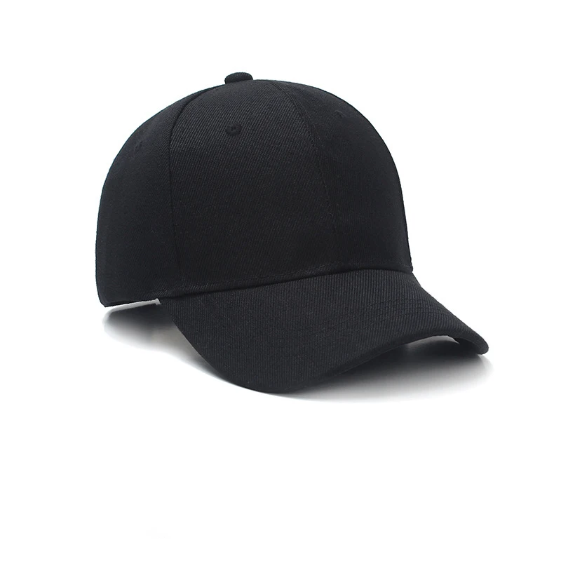 9.10 hot selling plain colors fashion baseball hat sports OEM customer logo cap