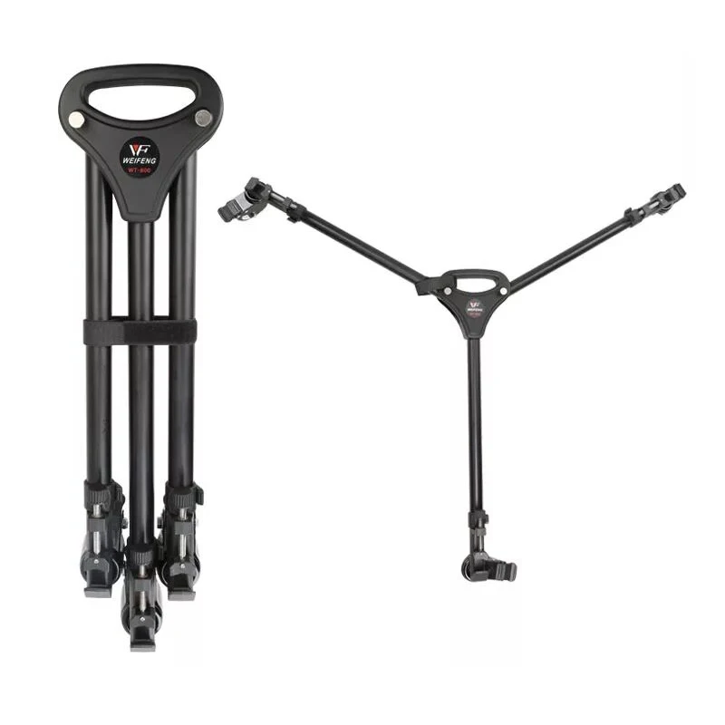 Профессиональный Weifeng WT-800 камера Долли штатив колес для