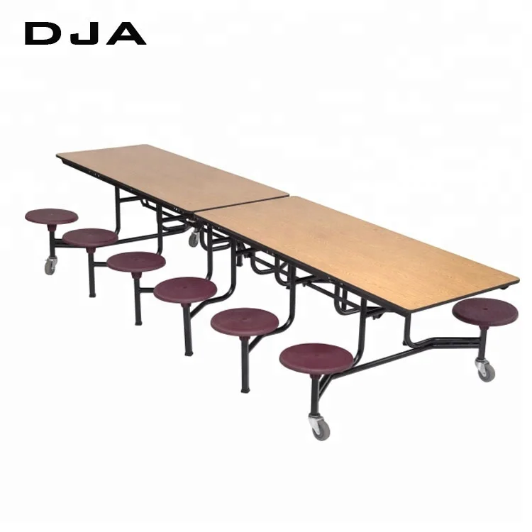 Dja Wholesale 12 Seater Modern Folding Mobile School Canteen Cafeteria  Dining Table - Buy Canteen Table,Folding Mobile Dining Table,Cafeteria Table  Product on 