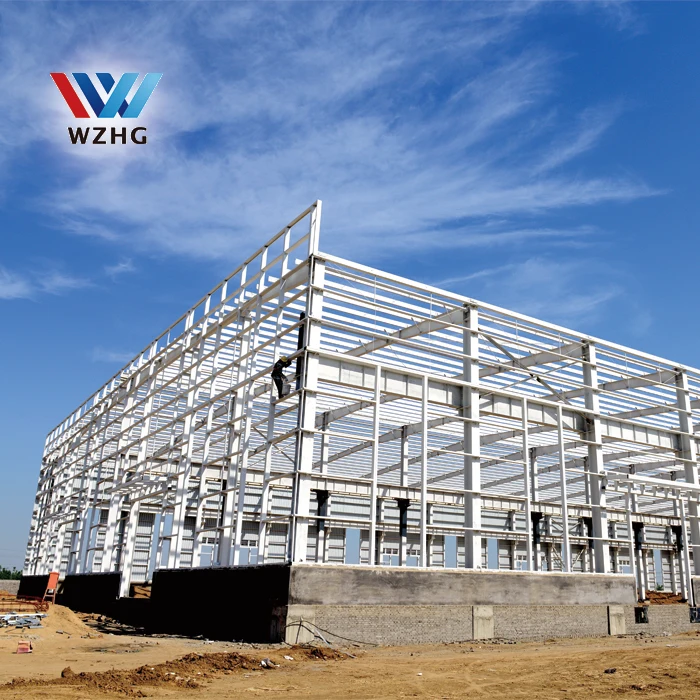 Low Price of Prefabricated Carbon Steel  Shed Industrial Plant Workshop Warehouse Steel Structure