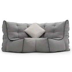 New custom ambient lounge living room sofa chairs sectional fabric lazy bean bag couch chairs NO 4