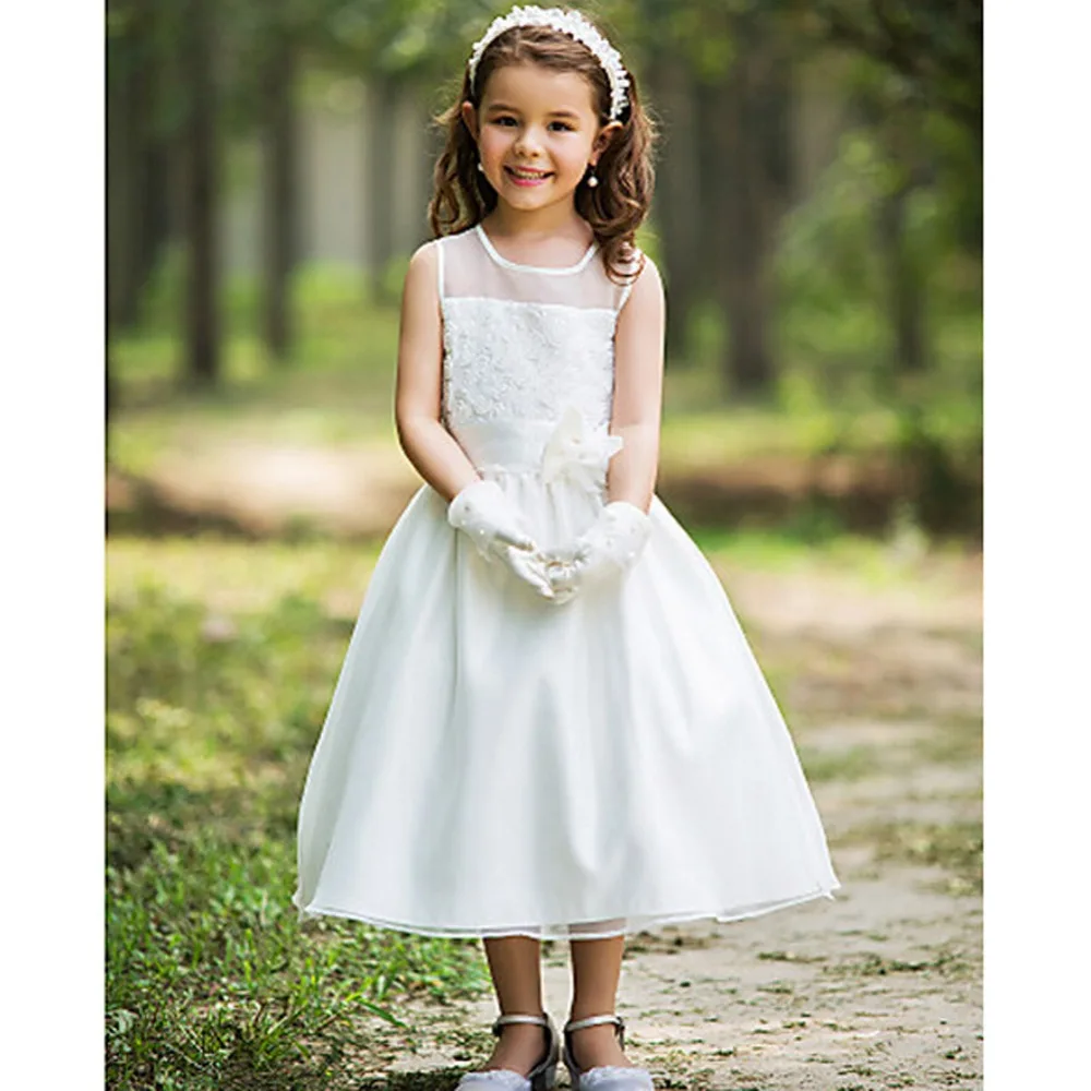 Wholesale Vestido blanco de flores para de 2 a 8 años, bonito vestido de baile de salón From m.alibaba.com