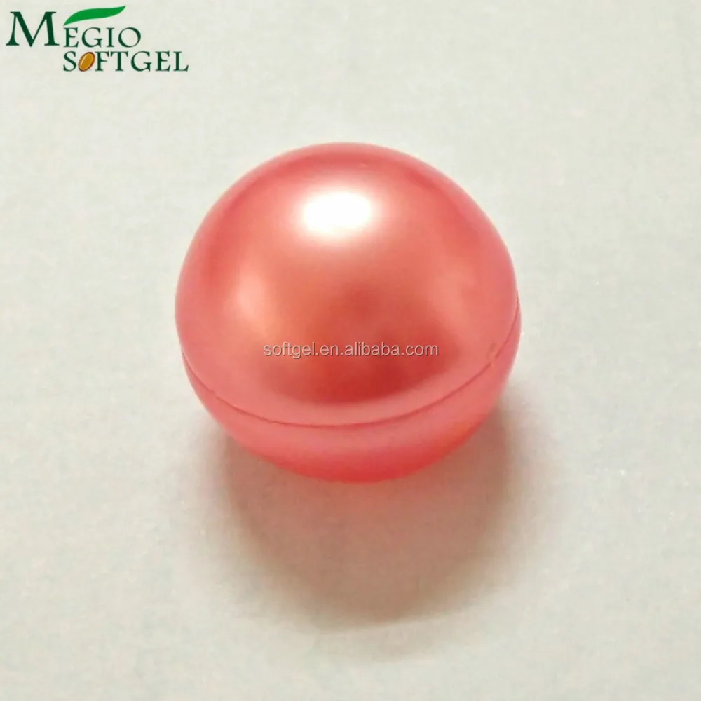 Недорогие бусины для ванны с ароматом ванили Красного вишневого цвета 2 см