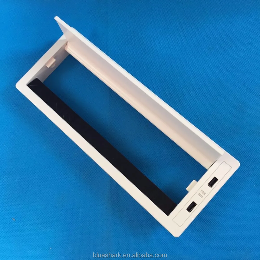 
 Стол для конференций, столы, Проволочный Кабель, втулка с двойным usb-зарядным устройством/мягкий закрытый офисный Настольный кабель, коробка для управления  
