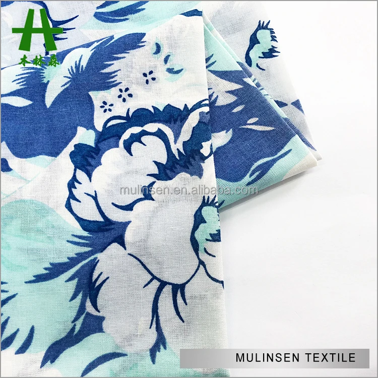 Shaoxing текстиль 60s * 60s новый стиль 100% Печать Хлопок Вуаль ткань индия