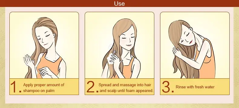 Cansong Shampoo usage