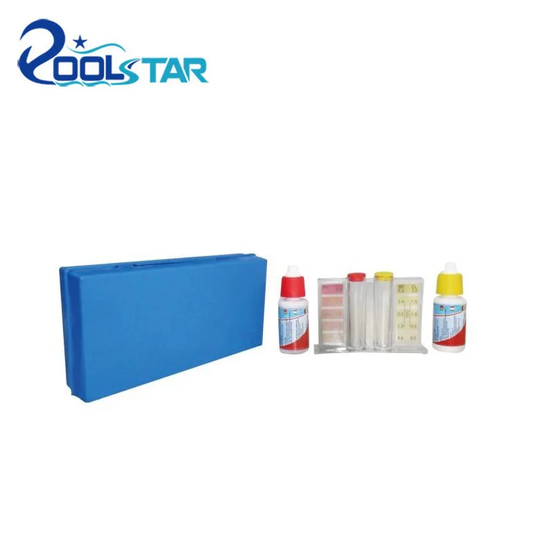 Bulk Package Swimming Pool Chlorine/PH Test Kit Refill Bottles for Spa Use