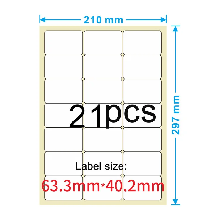 A4 Address Labels Sheets From 4 Labels Per Sheet