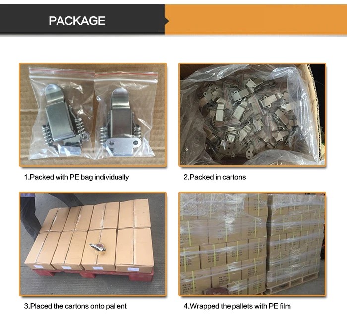 Sus304 Butterfly Mini Draw Latch Rotary Draw Latches Rotary Lock Wing Draw Turn Latch Hardware