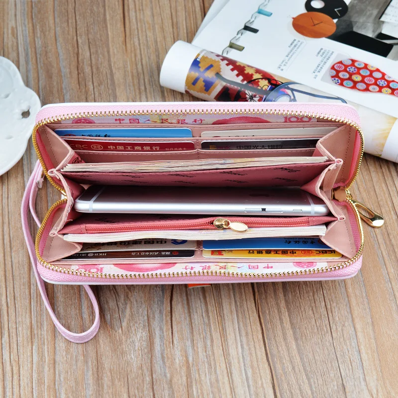 Lingyue SW1039 Yiwu Factory Sublimation Print Women Wrist Purse Wallet