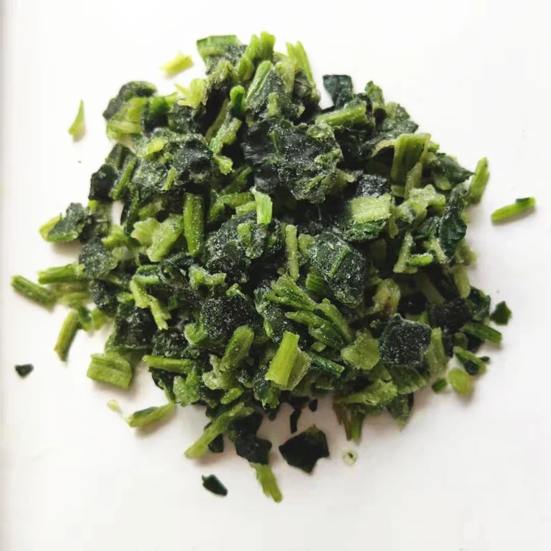 Sinocharm IQF Frozen Chopped Spinach With Good Price for Wholesale From Spinach Base