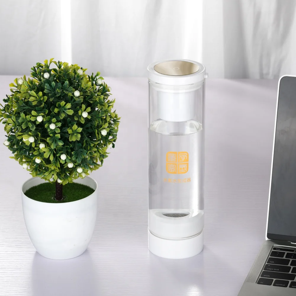Spin Quantum Low Frequency Molecular Resonance Hydrogen Drinking Water Bottle Cup 500ml Improve Gastrointestinal Diseases