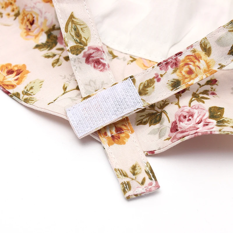 Летние 2019 новые модные детские шапки из хлопка с цветочным принтом Детские Солнцезащитные шапки